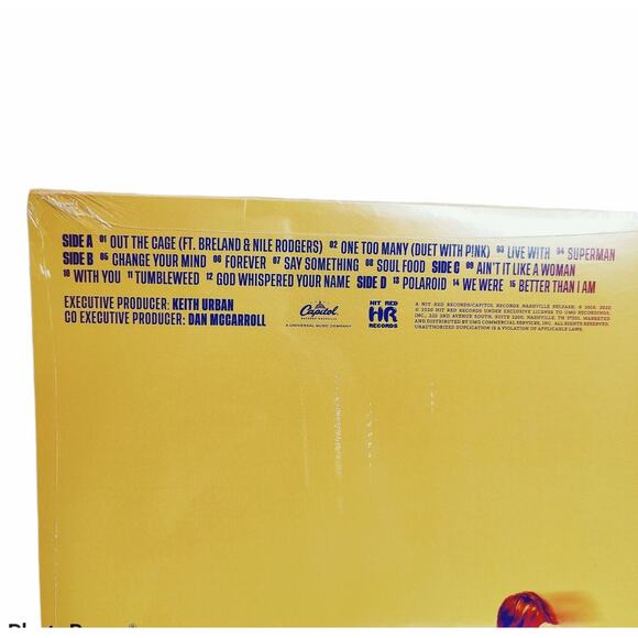 Keith Urban The Speed Of Now Pt.1 12 LP Exclusive Red & Yellow Vinyl New - Picture 4 of 6